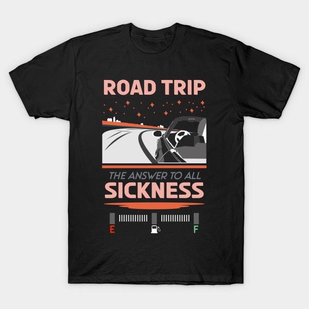 Retro Road trip the answer to all sickness 06 T-Shirt by HCreatives